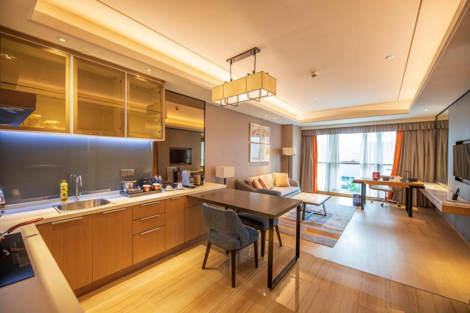 Hongqiao Primus Residence Apartment - National Exhibition Center Shanghai Bagian luar foto
